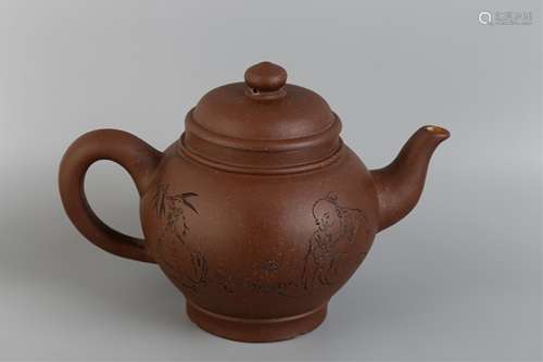 CHINESE YIXING ZISHA TEA POT