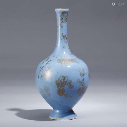 CHINESE BLUE COLOR PORCELAIN VASE