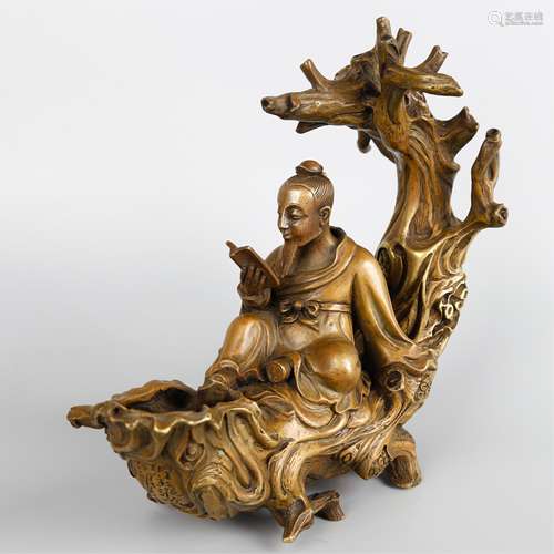 CHINESE BRONZE DEITY