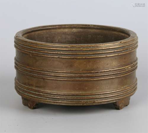 CHINESE BRONZE CENSER BURNER