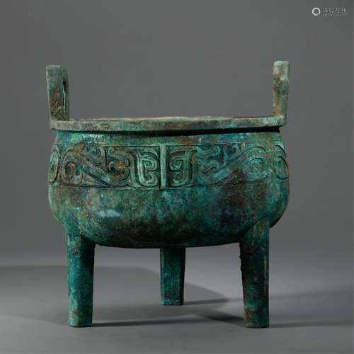 CHINESE ARCHAIC BRONZE DING VASE