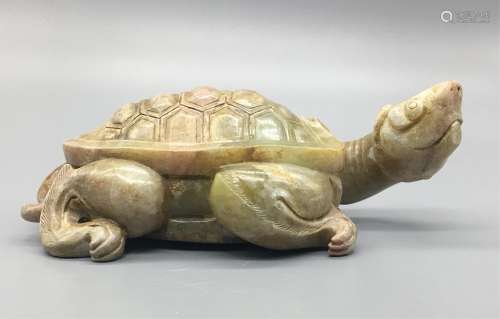 CHINESE JADE CARVED  TURTLE