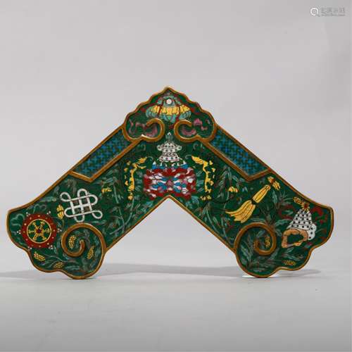 CHINESE CLOISONNE ENAMEL PENDENT