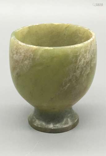 CHINESE JADE CARVED  CUP
