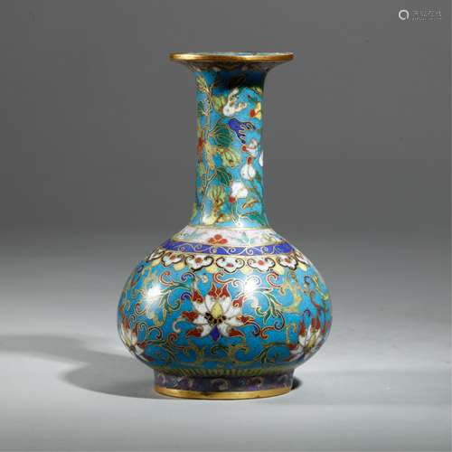 CHINESE CLOISONNE ENAMEL BOTTLE