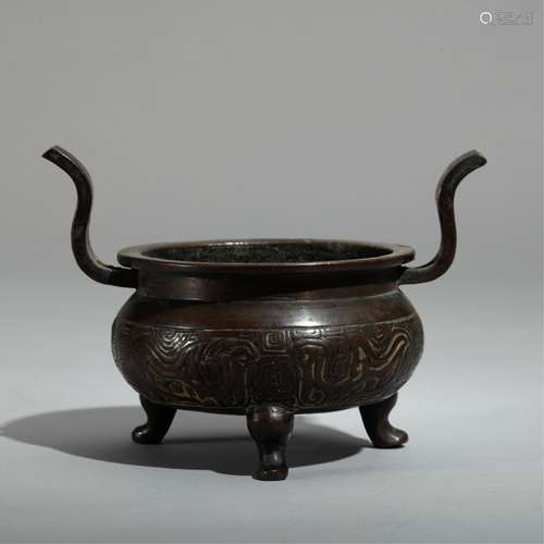 CHINESE BRONZE CENSER