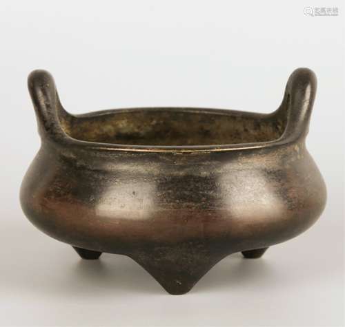 CHINESE BRONZE CENSER BURNER