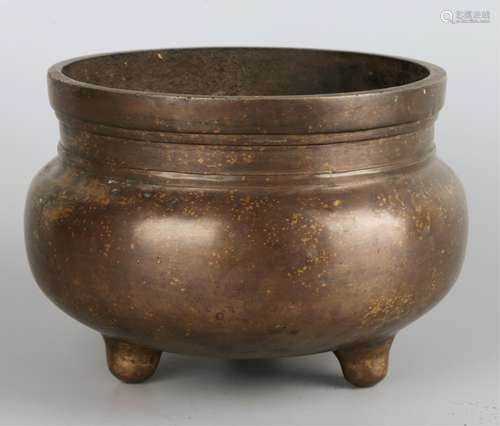 CHINESE BRONZE CENSER BURNER