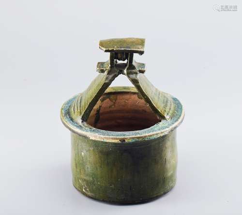 Han dynasty Green-glazed red pottery  well