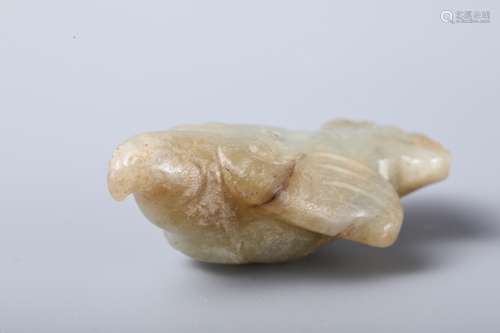 Jade carved bird