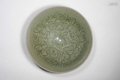 Song dynasty Yaozhou kiln peony grain bowl