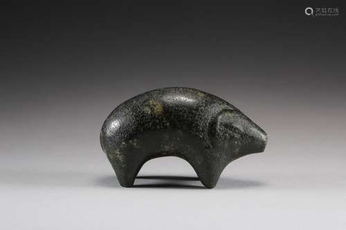 Jade carved pig