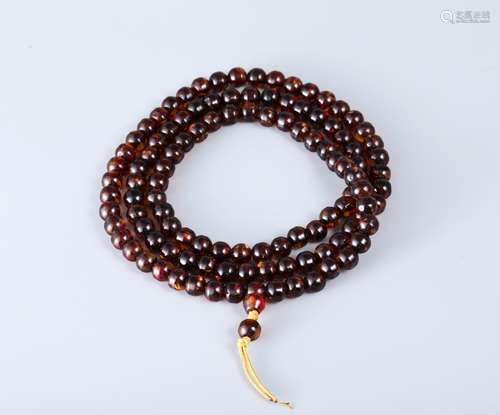 Amber 108 beads