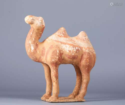 Red pottery color painted camel