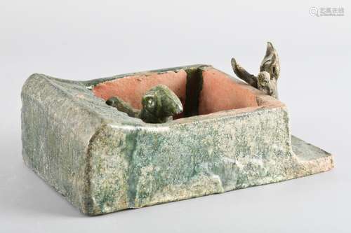 Han dynasty Green-glazed red pottery sheep pen