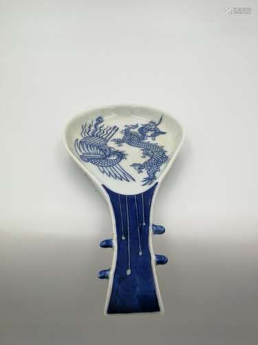 China, Blue and White Pipa Wash