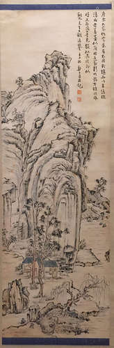 Chinese Scroll Painting of Landscape