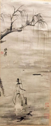 China, Scroll Painting of Figures