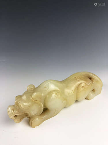 China, Jade Tiger Carving