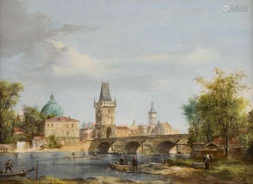 Ansicht von Prag mit Karlsbrücke