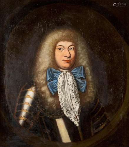 PORTRAIT CHRISTIAN VON SACHSEN-EISENBERG (1653-1707) (IM OVAL GEMALT)