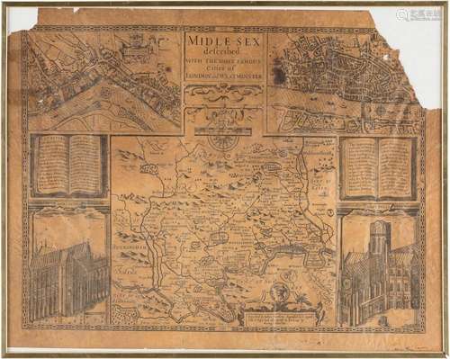 MIDLE-SEX DESCRIBED WITH THE MOST FAMOUS CITIES OF LONDON AND WESTMINSTER