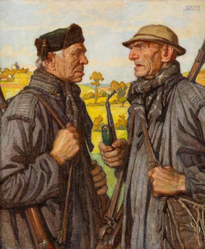 Zwei hessische Jäger