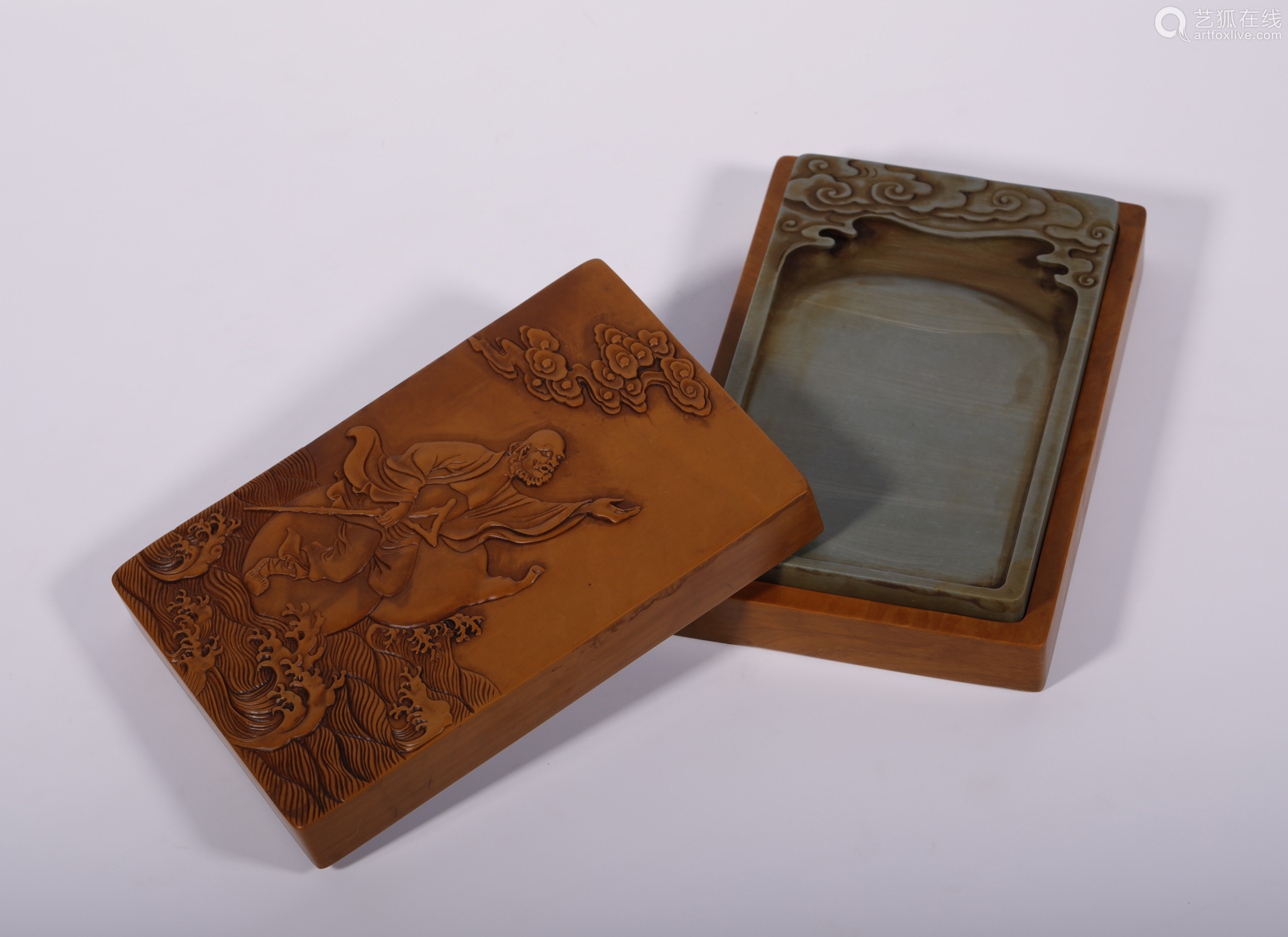 清代松花石硯 Deal Price Picture 清代松花石硯 Deal Price Picture