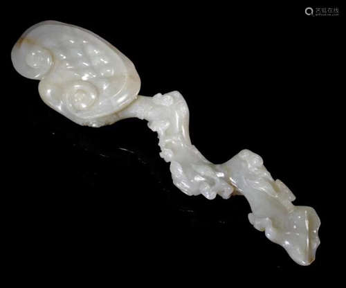 A HETIAN JADE RUYI PENDANT