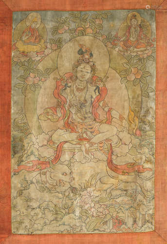 TIBET, 18TH CENTURY A THANGKA OF TARA