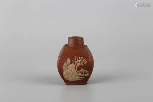 A ZISHA SNUFF BOTTLE