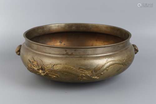 A BRONZE PLATE