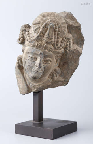 A GANDHARA STYLE BUDDHA HEAD