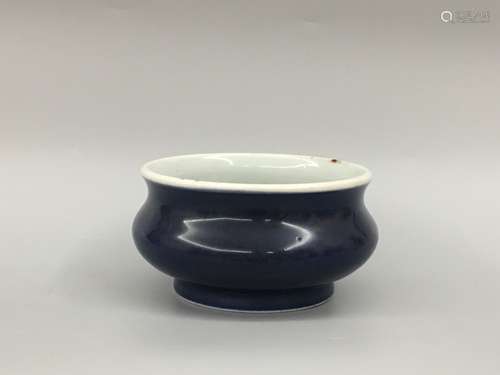 A BLUE GLAZED CENSER