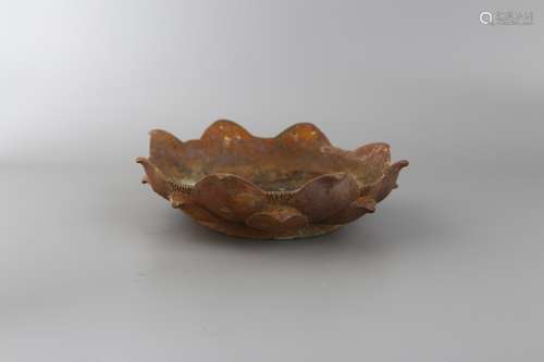 A BRONZE INCENSE TRAY