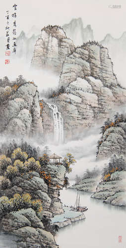 熊华君 云横秀岭如画屏