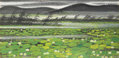 Lotus Pond Lin Fengmian (1900-1991)