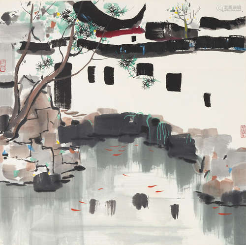 Corner of Suzhou Garden Wu Guanzhong (1919-2010)