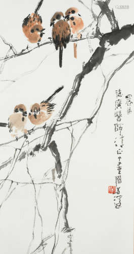 Sparrows Yang Shanshen (1913-2004)