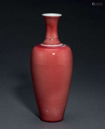 霁红釉花瓶