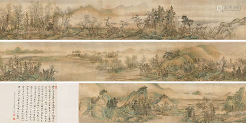 王翚（清） 1690年作 早春图 手卷 设色绢本