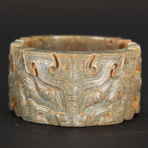 CHINESE ARCHAIC JADE CONG