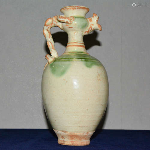 CHINESE SANCAI PORCELAIN WIRE PITCHER