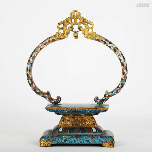 CHINESE CLOISONNE STAND