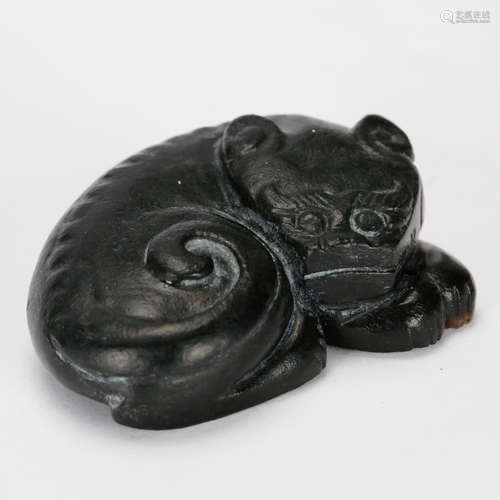 CHINESE JADE STONE CARVED FOOLION