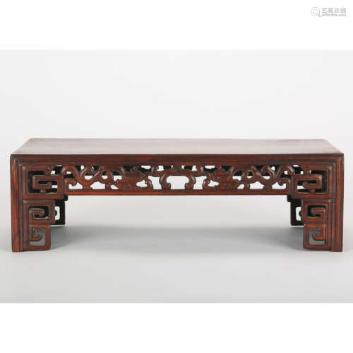 CHINESE ROSEWOOD TEA TABLE