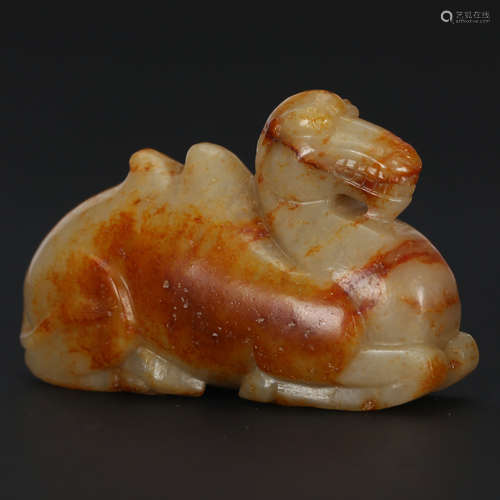 CHINESE JADE RECUMBENT CAMEL