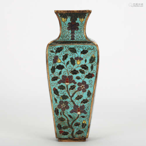 CHINESE CLOISONNE FLOWER VASE