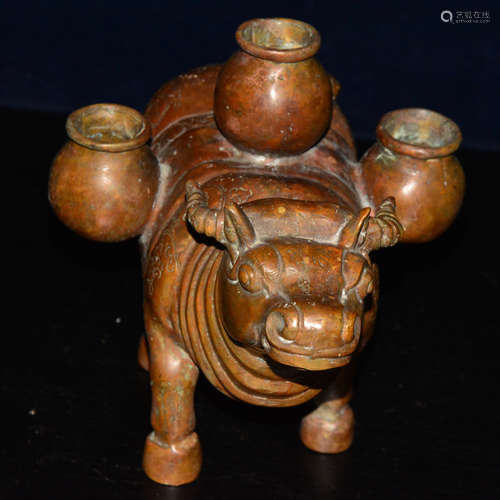 CHINESE BRONZE WATER BUFFALO