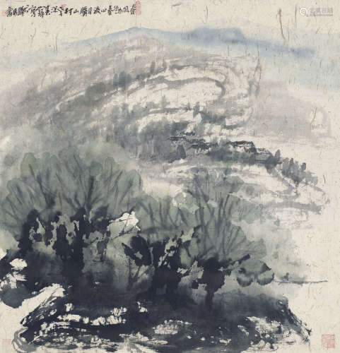 崔如琢（b.1944） 2008年作 春风动春心 镜心 设色纸本